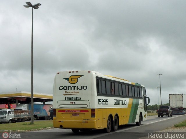 Empresa Gontijo de Transportes 15235 na cidade de Vitória da Conquista, Bahia, Brasil, por Rava Ogawa. ID da foto: 366238.