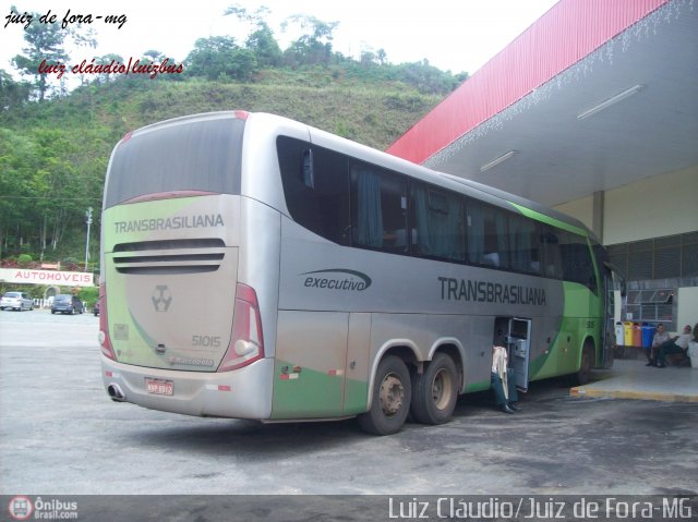 Transbrasiliana Transportes e Turismo 51015 na cidade de Juiz de Fora, Minas Gerais, Brasil, por Luiz Krolman. Número da foto: #366968.