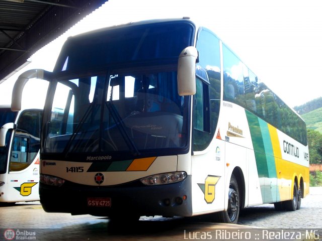 Empresa Gontijo de Transportes 14115 na cidade de Manhuaçu, Minas Gerais, Brasil, por Lucas  Ribeiro. Número da foto: #387470.