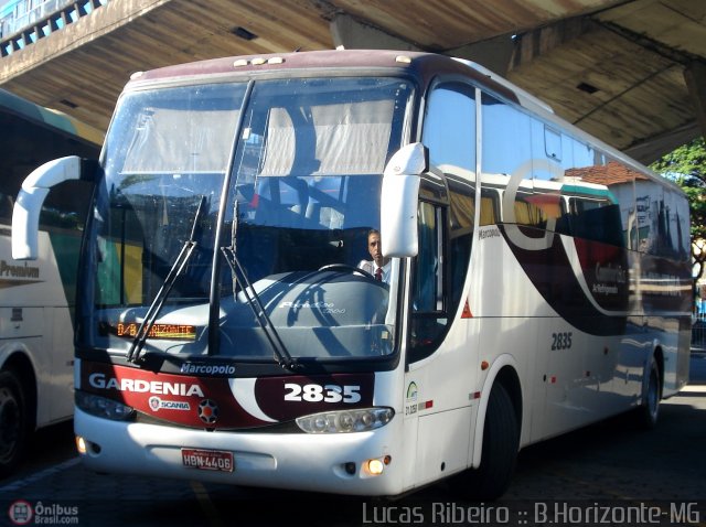 Expresso Gardenia 2835 na cidade de Belo Horizonte, Minas Gerais, Brasil, por Lucas  Ribeiro. Número da foto: #387182.