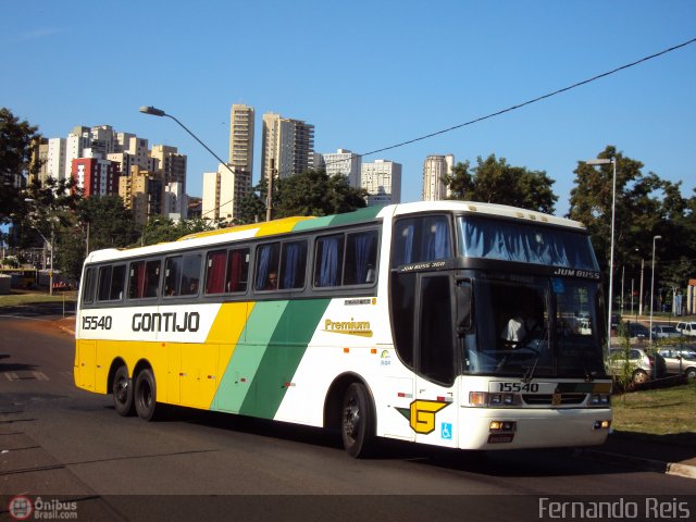 Empresa Gontijo de Transportes 15540 na cidade de Ribeirão Preto, São Paulo, Brasil, por Fernando Reis. ID da foto: 386925.