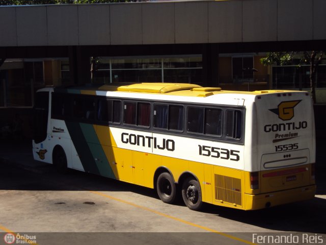 Empresa Gontijo de Transportes 15535 na cidade de Ribeirão Preto, São Paulo, Brasil, por Fernando Reis. Número da foto: #388228.