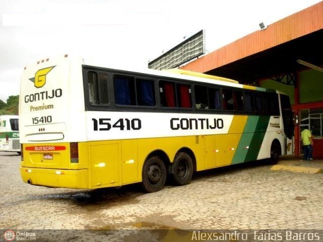 Empresa Gontijo de Transportes 15410 na cidade de Leopoldina, Minas Gerais, Brasil, por Alexsandro  Farias Barros. ID da foto: 388041.