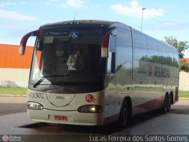 Empresa Reunidas Paulista de Transportes 45302 na cidade de Palmas, Tocantins, Brasil, por Lucas Ferreira dos Santos Gomes. ID da foto: 388300.