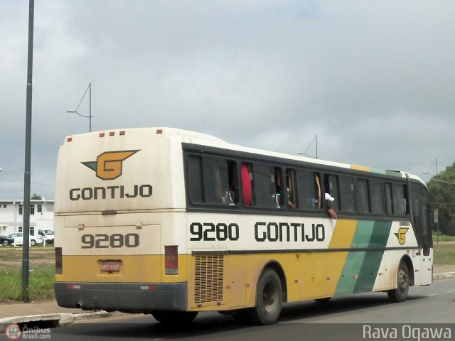 Empresa Gontijo de Transportes 9280 na cidade de Vitória da Conquista, Bahia, Brasil, por Rava Ogawa. ID da foto: 389706.