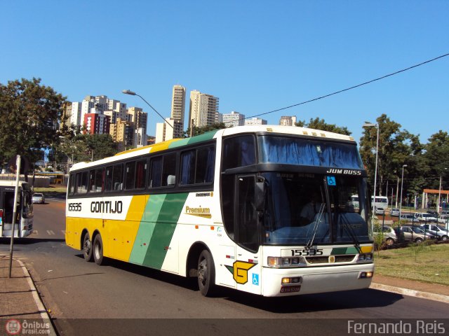 Empresa Gontijo de Transportes 15535 na cidade de Ribeirão Preto, São Paulo, Brasil, por Fernando Reis. Número da foto: #389286.