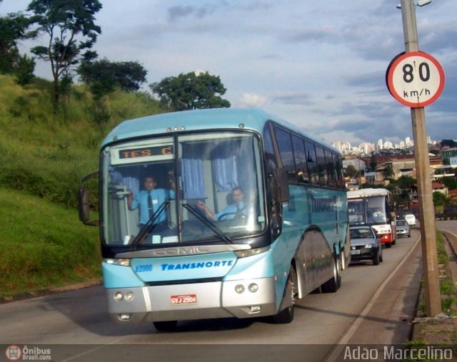 Transnorte - Transporte e Turismo Norte de Minas 62000 na cidade de Belo Horizonte, Minas Gerais, Brasil, por Adão Raimundo Marcelino. Número da foto: #391523.