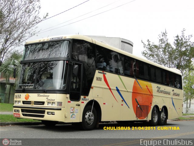 Viação Mourãoense > Mourãoense Turismo 1650 na cidade de Curitiba, Paraná, Brasil, por Paulo Roberto Chulis. Número da foto: #392539.
