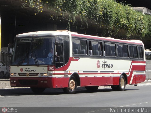 Viação Serro 920 na cidade de Belo Horizonte, Minas Gerais, Brasil, por Ivan Caldeira Moc. ID da foto: 392489.