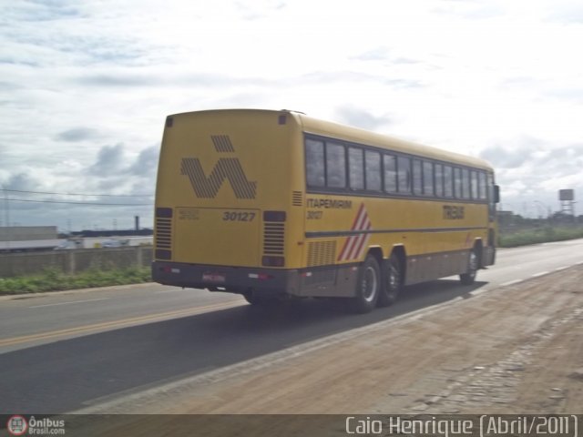 Viação Itapemirim 30127 na cidade de Campina Grande, Paraíba, Brasil, por Caio Henrique. ID da foto: 392527.