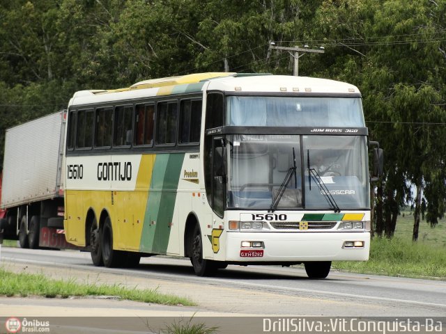 Empresa Gontijo de Transportes 15610 na cidade de Vitória da Conquista, Bahia, Brasil, por Drill Silva. ID da foto: 391781.