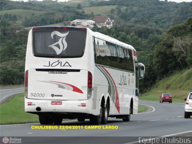 Viação Jóia > Expresso Jóia 32000 na cidade de Campo Largo, Paraná, Brasil, por Paulo Roberto Chulis. Número da foto: #392568.