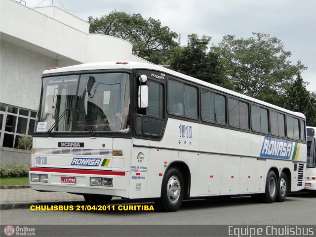 Ronasa Transportes 1010 na cidade de Curitiba, Paraná, Brasil, por Paulo Roberto Chulis. Número da foto: #392604.
