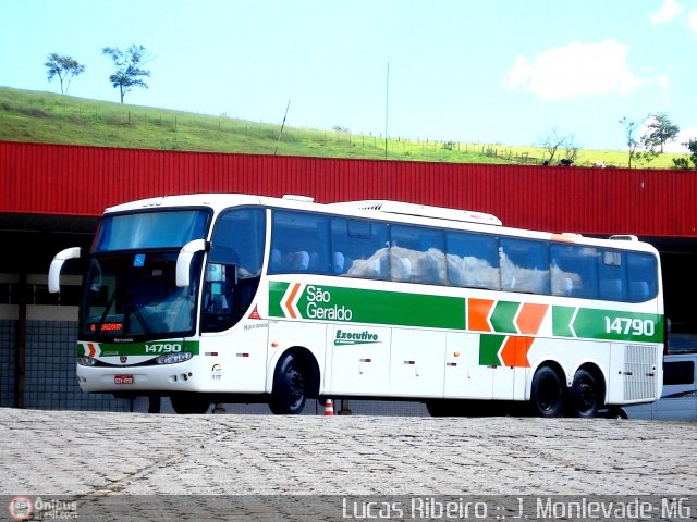 Cia. São Geraldo de Viação 14790 na cidade de João Monlevade, Minas Gerais, Brasil, por Lucas  Ribeiro. Número da foto: #393426.