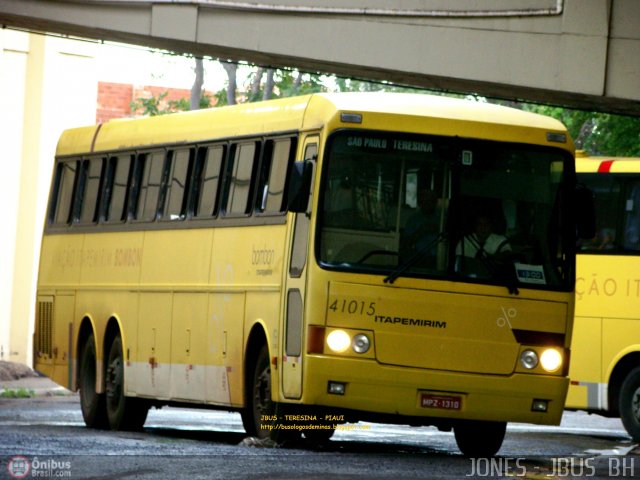 Viação Itapemirim 41015 na cidade de Teresina, Piauí, Brasil, por Jones Bh. ID da foto: 393290.