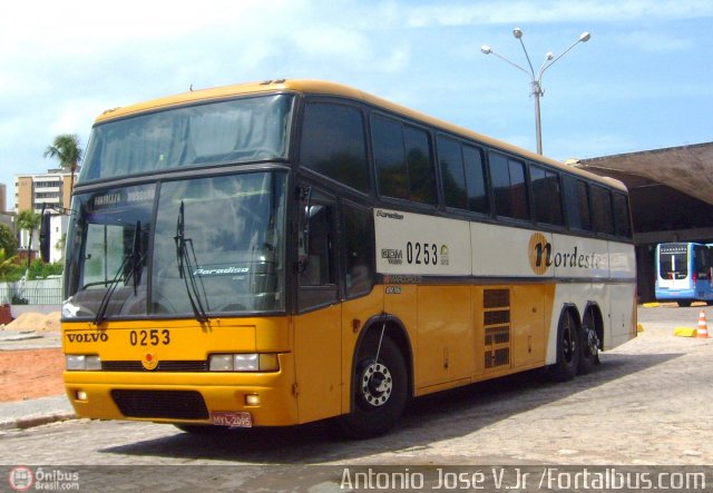 Viação Nordeste 0253 na cidade de Fortaleza, Ceará, Brasil, por Antonio José. ID da foto: 393886.