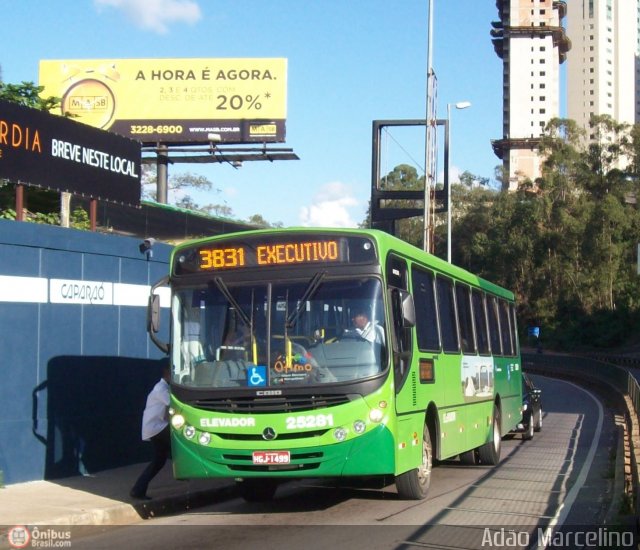 Autotrans > Turilessa 25281 na cidade de Nova Lima, Minas Gerais, Brasil, por Adão Raimundo Marcelino. ID da foto: 395506.