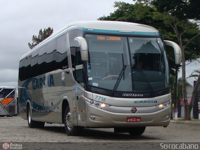 Viação Garcia 7716 na cidade de Itapetininga, São Paulo, Brasil, por Elias  Junior. Número da foto: #394876.