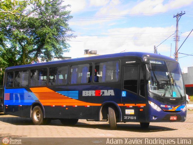 Breda Transportes e Serviços 2761 na cidade de Cubatão, São Paulo, Brasil, por Adam Xavier Rodrigues Lima. ID da foto: 396197.