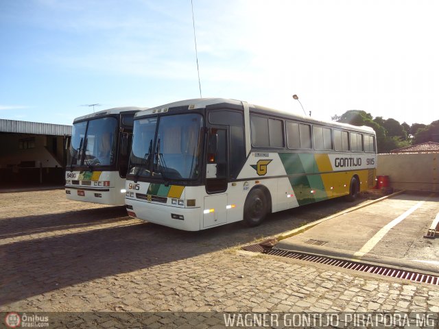 Empresa Gontijo de Transportes 9115 na cidade de Pirapora, Minas Gerais, Brasil, por Wagner Gontijo Várzea da Palma-mg. ID da foto: 396136.