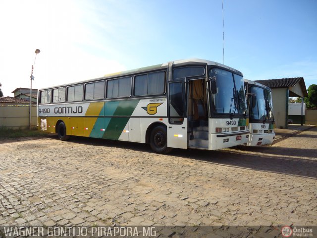 Empresa Gontijo de Transportes 9490 na cidade de Pirapora, Minas Gerais, Brasil, por Wagner Gontijo Várzea da Palma-mg. ID da foto: 396163.