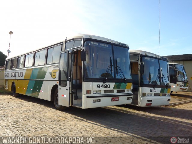 Empresa Gontijo de Transportes 9490 na cidade de Várzea da Palma, Minas Gerais, Brasil, por Wagner Gontijo Várzea da Palma-mg. ID da foto: 396156.