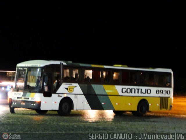 Empresa Gontijo de Transportes 8930 na cidade de João Monlevade, Minas Gerais, Brasil, por Sérgio Augusto Braga Canuto. ID da foto: 396630.