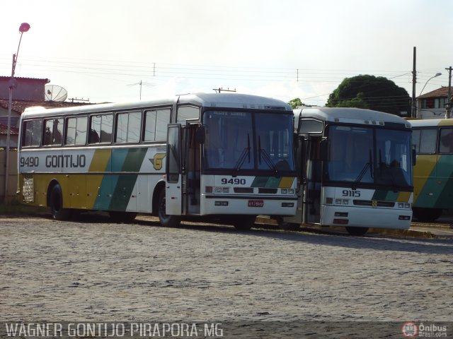 Empresa Gontijo de Transportes 9490 na cidade de Pirapora, Minas Gerais, Brasil, por Wagner Gontijo Várzea da Palma-mg. Número da foto: #396173.