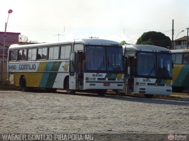 Empresa Gontijo de Transportes 9490 na cidade de Pirapora, Minas Gerais, Brasil, por Wagner Gontijo Várzea da Palma-mg. ID da foto: 396173.