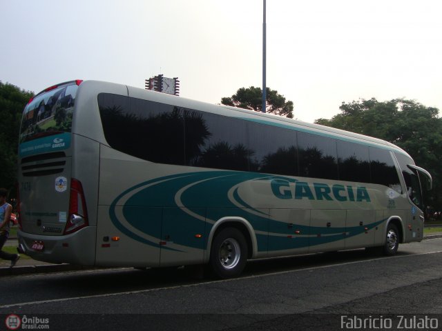 Viação Garcia 7476 na cidade de Curitiba, Paraná, Brasil, por Fabricio do Nascimento Zulato. Número da foto: #397764.