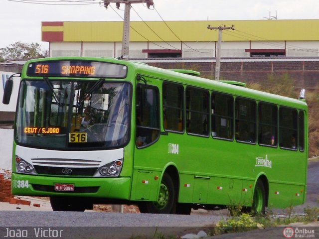 Viação Piauiense 10384 na cidade de Teresina, Piauí, Brasil, por João Victor. ID da foto: 397941.