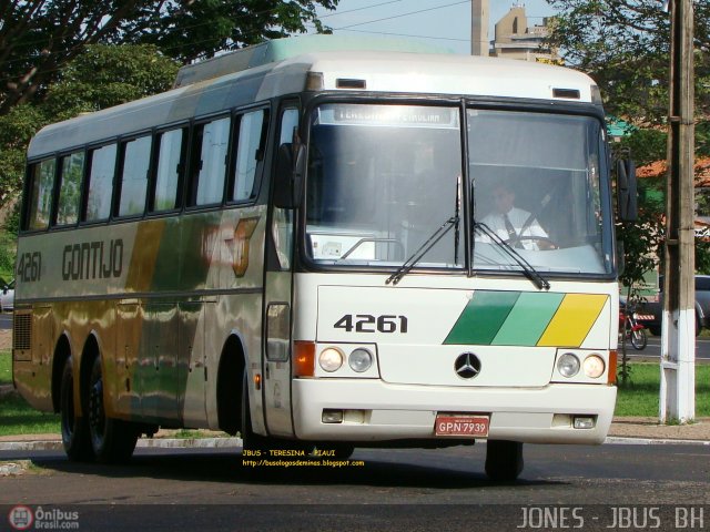 Empresa Gontijo de Transportes 4261 na cidade de Teresina, Piauí, Brasil, por Jones Bh. ID da foto: 397098.