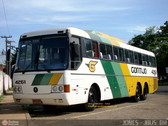 Empresa Gontijo de Transportes 4261 na cidade de Teresina, Piauí, Brasil, por Jones Bh. ID da foto: 397095.