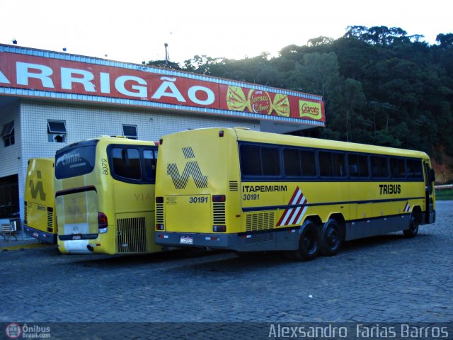 Viação Itapemirim 30191 na cidade de Manhuaçu, Minas Gerais, Brasil, por Alexsandro  Farias Barros. ID da foto: 397408.