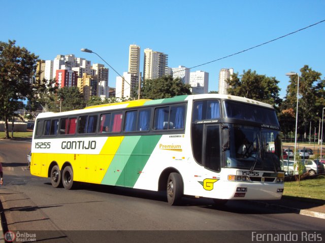 Empresa Gontijo de Transportes 15255 na cidade de Ribeirão Preto, São Paulo, Brasil, por Fernando Reis. Número da foto: #398709.