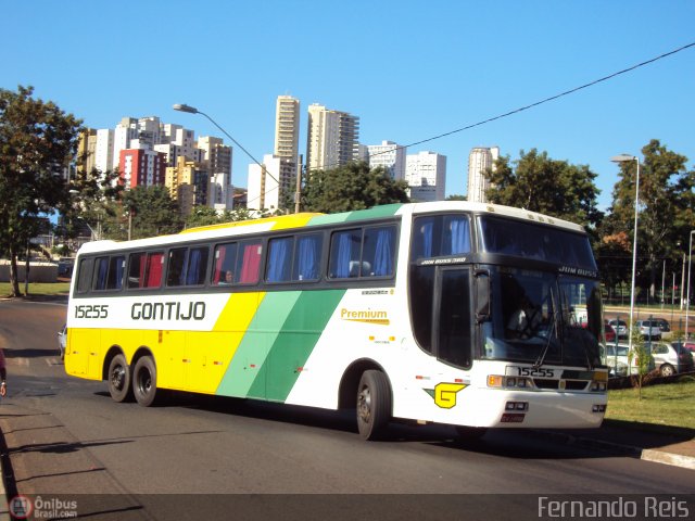 Empresa Gontijo de Transportes 15255 na cidade de Ribeirão Preto, São Paulo, Brasil, por Fernando Reis. ID da foto: 398709.