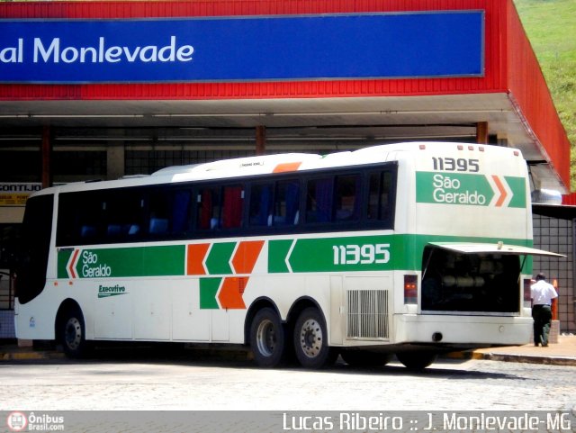 Cia. São Geraldo de Viação 11395 na cidade de João Monlevade, Minas Gerais, Brasil, por Lucas  Ribeiro. Número da foto: #398688.