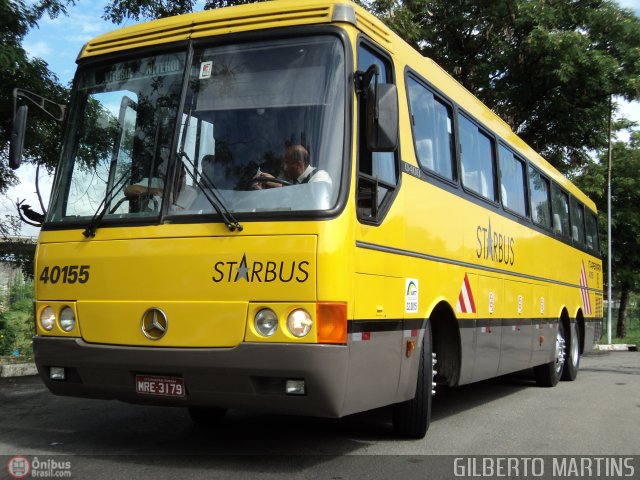 Viação Itapemirim 40155 na cidade de Vitória, Espírito Santo, Brasil, por Gilberto Martins. ID da foto: 398947.