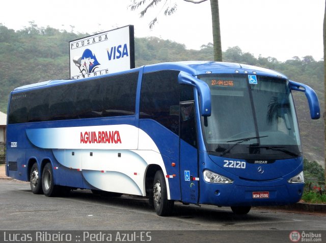 Viação Águia Branca 22120 na cidade de Domingos Martins, Espírito Santo, Brasil, por Lucas  Ribeiro. Número da foto: #398973.