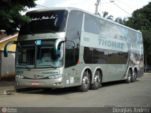 Transportes Thomaz 1001 na cidade de Trindade, Goiás, Brasil, por Douglas Andrez. Número da foto: #368045.