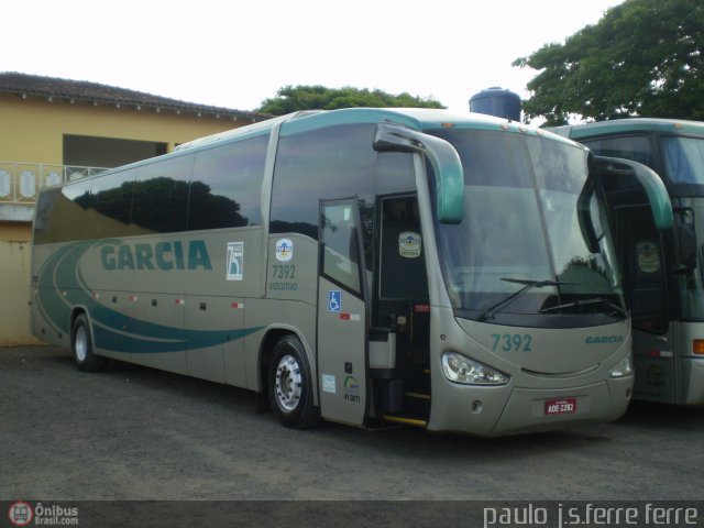 Viação Garcia 7392 na cidade de Paranacity, Paraná, Brasil, por Paulo J. S. Ferre. Número da foto: #399981.