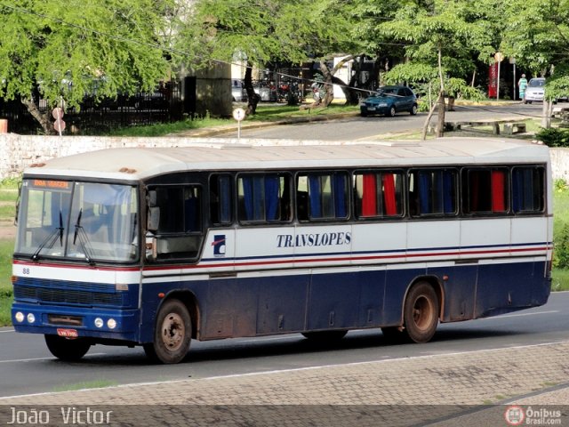 Translopes 88 na cidade de Teresina, Piauí, Brasil, por João Victor. ID da foto: 399639.