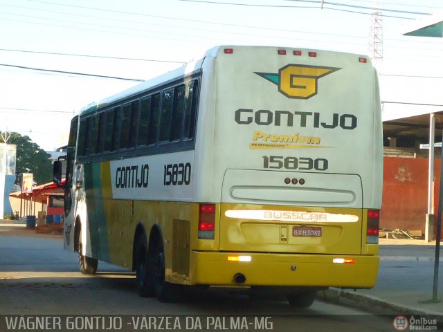 Empresa Gontijo de Transportes 15830 na cidade de Várzea da Palma, Minas Gerais, Brasil, por Wagner Gontijo Várzea da Palma-mg. ID da foto: 399667.