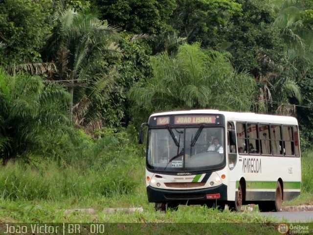 Viação Nossa Senhora Aparecida 1680 na cidade de Imperatriz, Maranhão, Brasil, por João Victor. Número da foto: #399786.