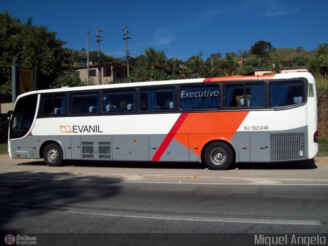 Evanil Transportes e Turismo RJ 132.046 na cidade de Queimados, Rio de Janeiro, Brasil, por Miguel Angelo. Número da foto: #368583.
