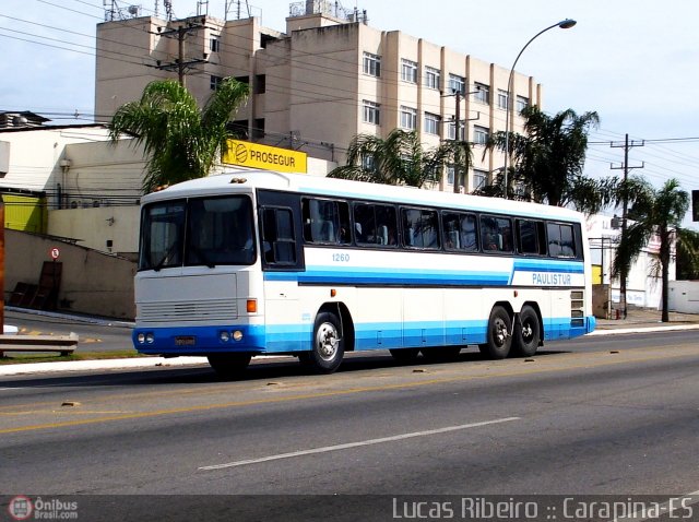 Paulistur Turismo 1260 na cidade de Serra, Espírito Santo, Brasil, por Lucas  Ribeiro. Número da foto: #368683.