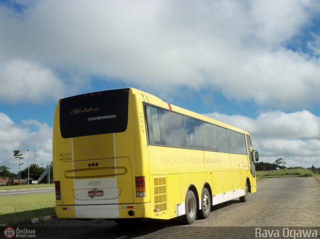 Viação Itapemirim 45331 na cidade de Vitória da Conquista, Bahia, Brasil, por Rava Ogawa. Número da foto: #368885.
