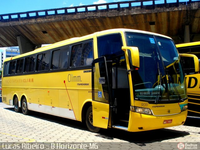 Viação Itapemirim 9019 na cidade de Belo Horizonte, Minas Gerais, Brasil, por Lucas  Ribeiro. Número da foto: #370116.