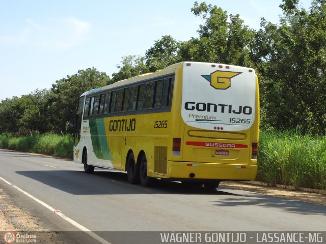 Empresa Gontijo de Transportes 15265 na cidade de Lassance, Minas Gerais, Brasil, por Wagner Gontijo Várzea da Palma-mg. ID da foto: 369712.