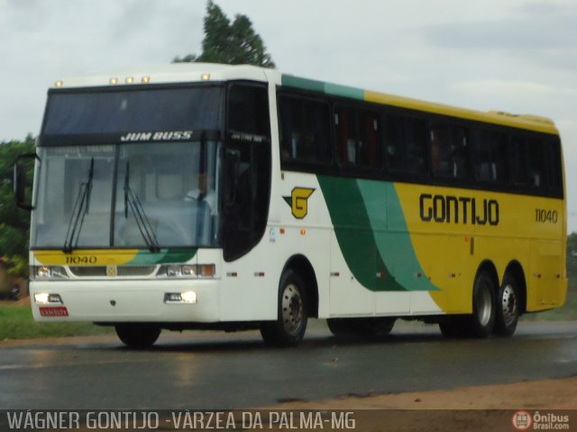Empresa Gontijo de Transportes 11040 na cidade de Várzea da Palma, Minas Gerais, Brasil, por Wagner Gontijo Várzea da Palma-mg. Número da foto: #369715.